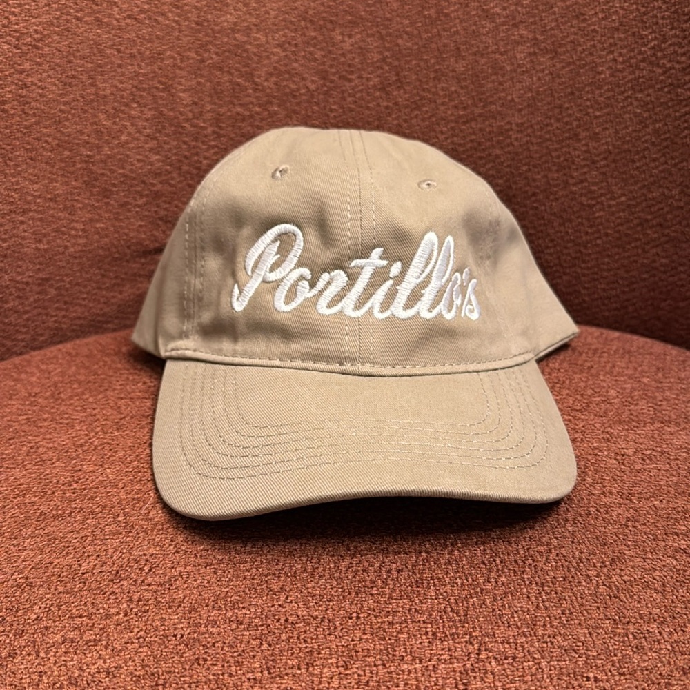 Portillo’s baseball cap